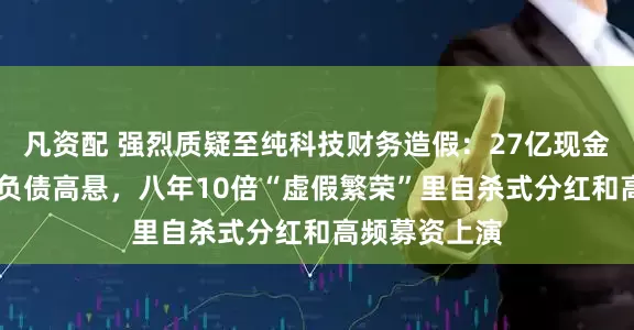 凡资配 强烈质疑至纯科技财务造假：27亿现金失血，57亿负债高悬，八年10倍“虚假繁荣”里自杀式分红和高频募资上演