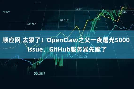 顺应网 太狠了！OpenClaw之父一夜屠光5000 Issue，GitHub服务器先跪了